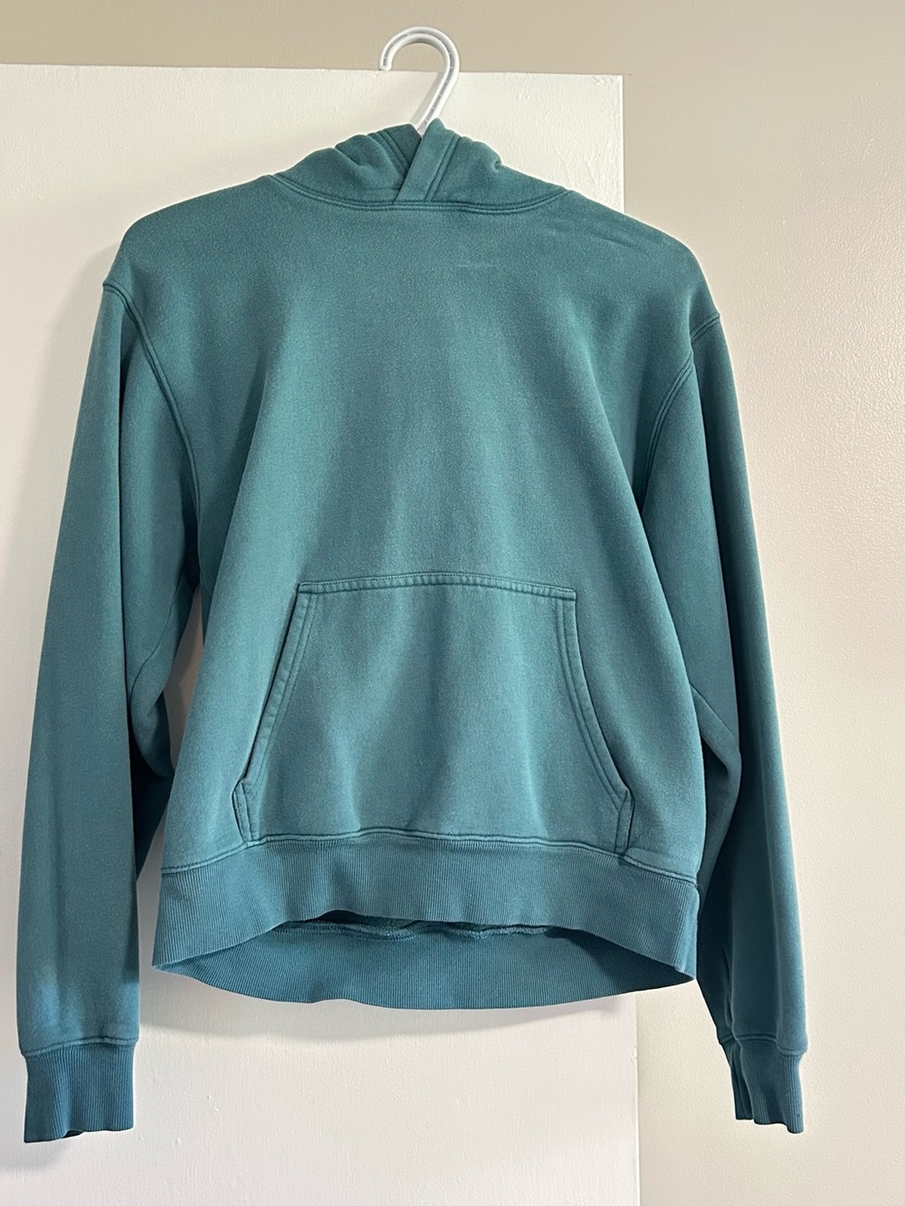 Men's Crewneck Hoodie Sweatshirt in Teal